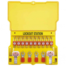 MASTER LOCK 1483BP410, SAFETY SERIES LOCKOUT STATIONS